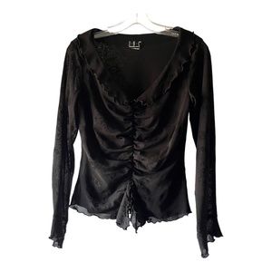 Y2K 90s Vintage Whimsigoth Long Sleeved Shirt